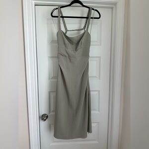 Abercrombie & Fitch best dressed guest sage midi dress